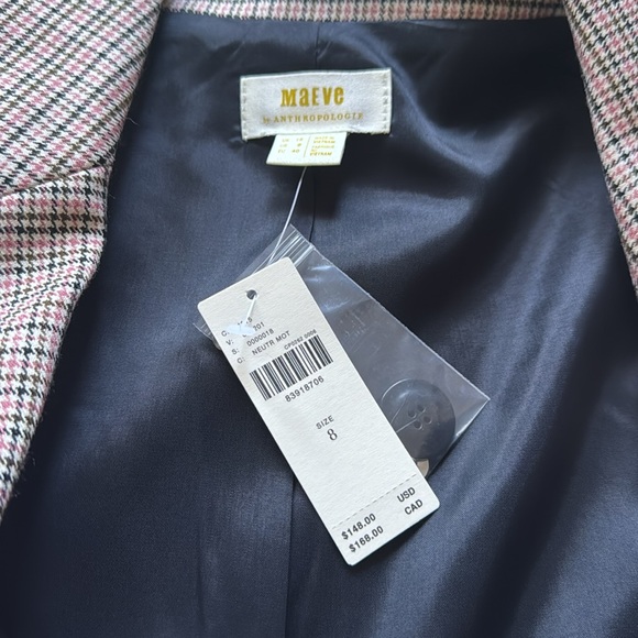 NWT Anthropologie Maeve Roll Up Blazer - Picture 9 of 10